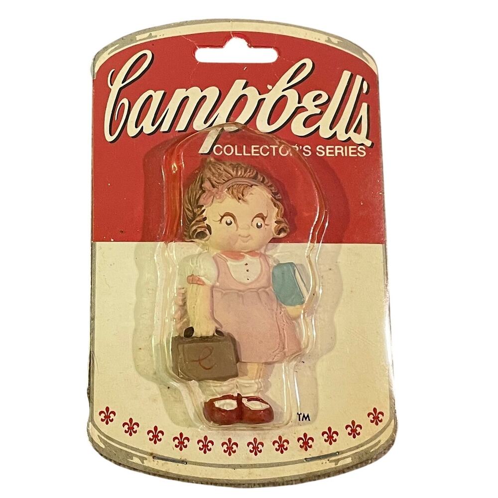 Vintage Campbells 1990 Collector Series Souper Kids, Schoolgirl